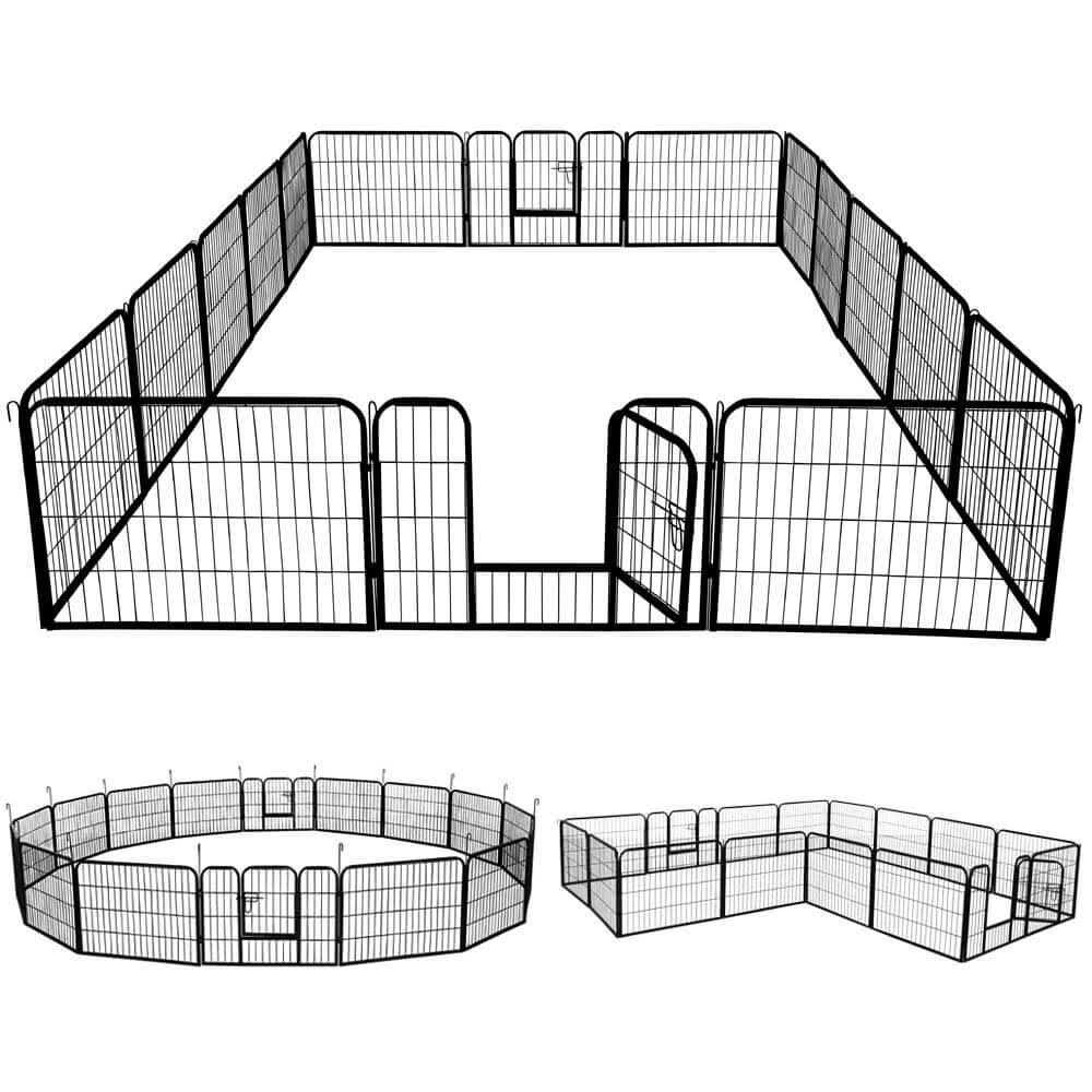 Yaheetech Panels Metal Dog Playpen - Healthber