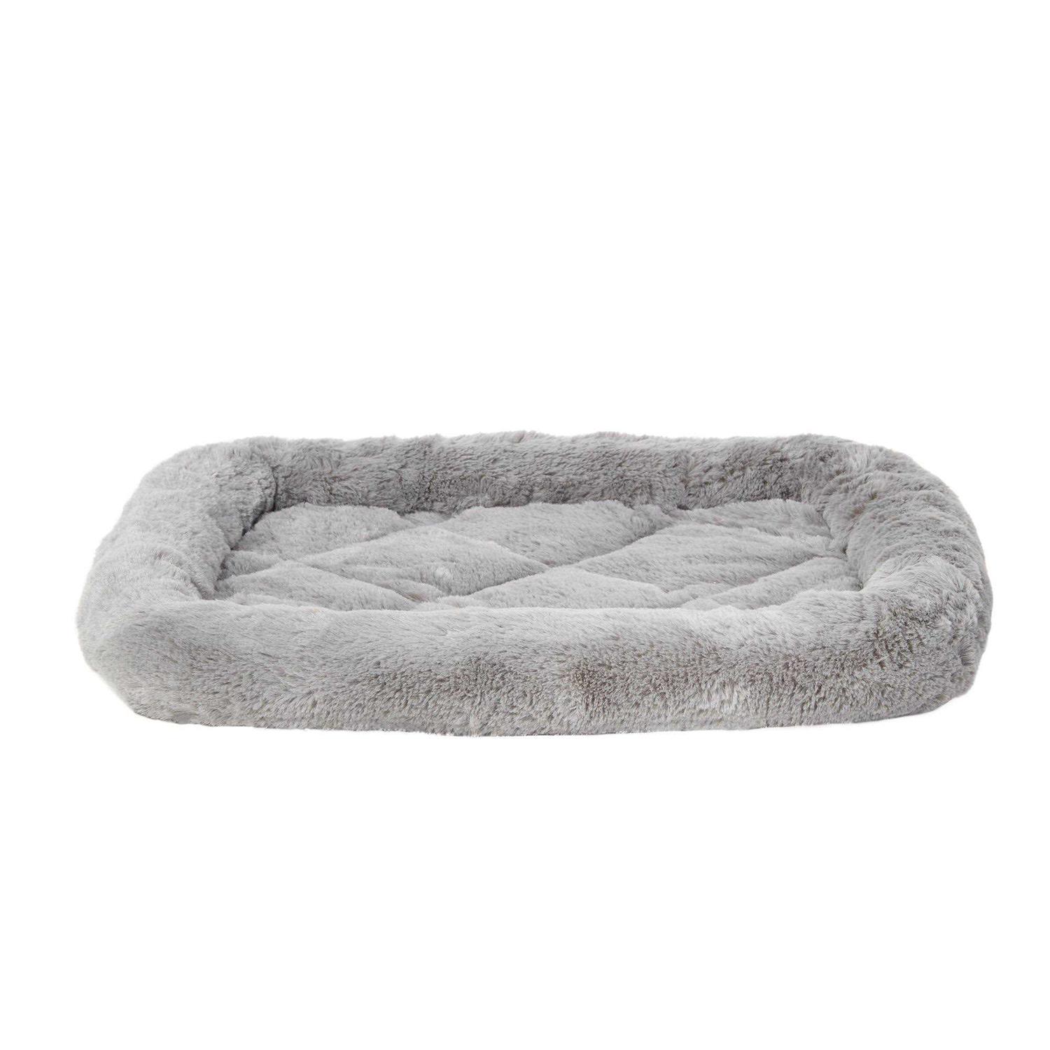 Top Paw Plush Crate Mat Grey - Healthber