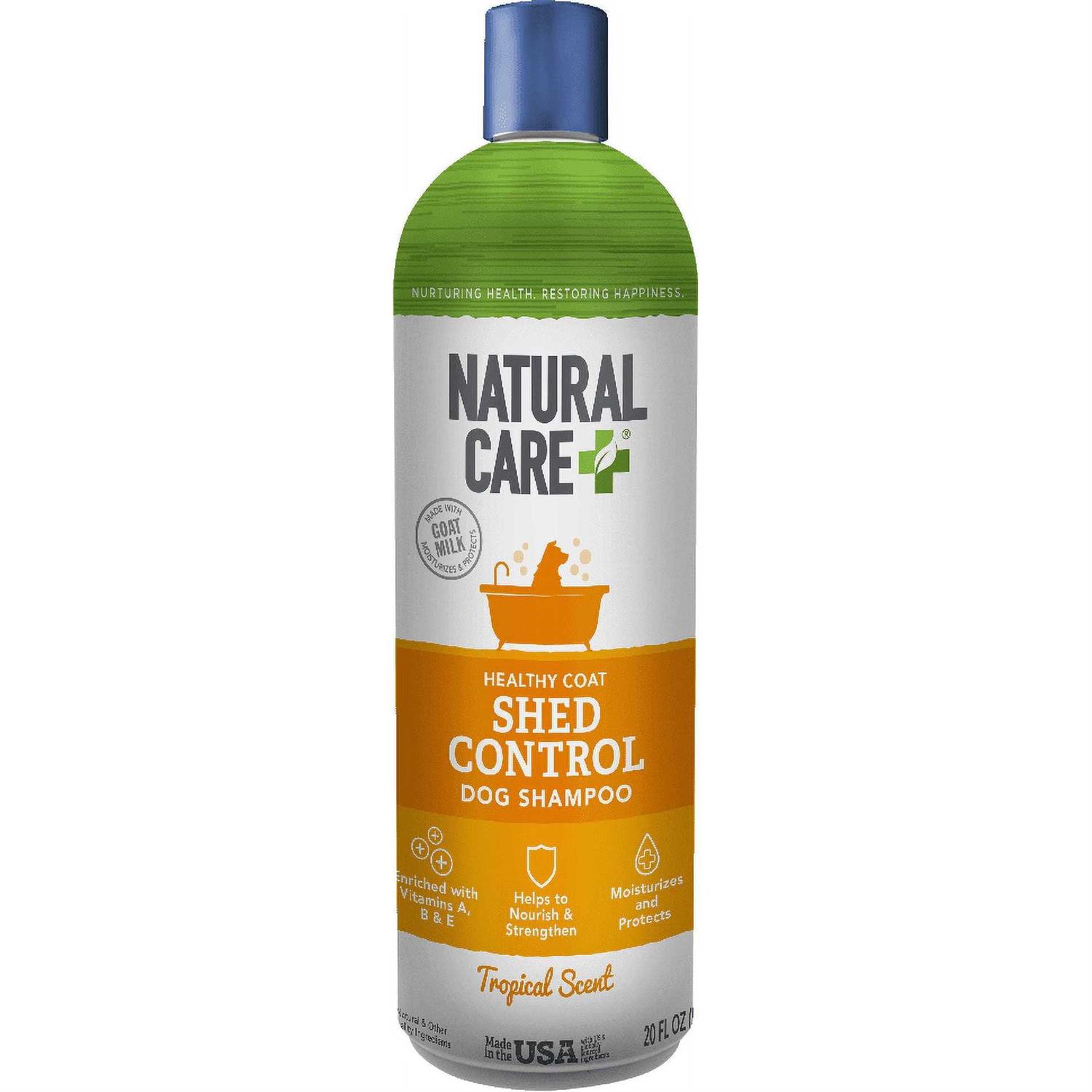 Natural Care Healthy Coat Shed Control Dog Shampoo - Healthber