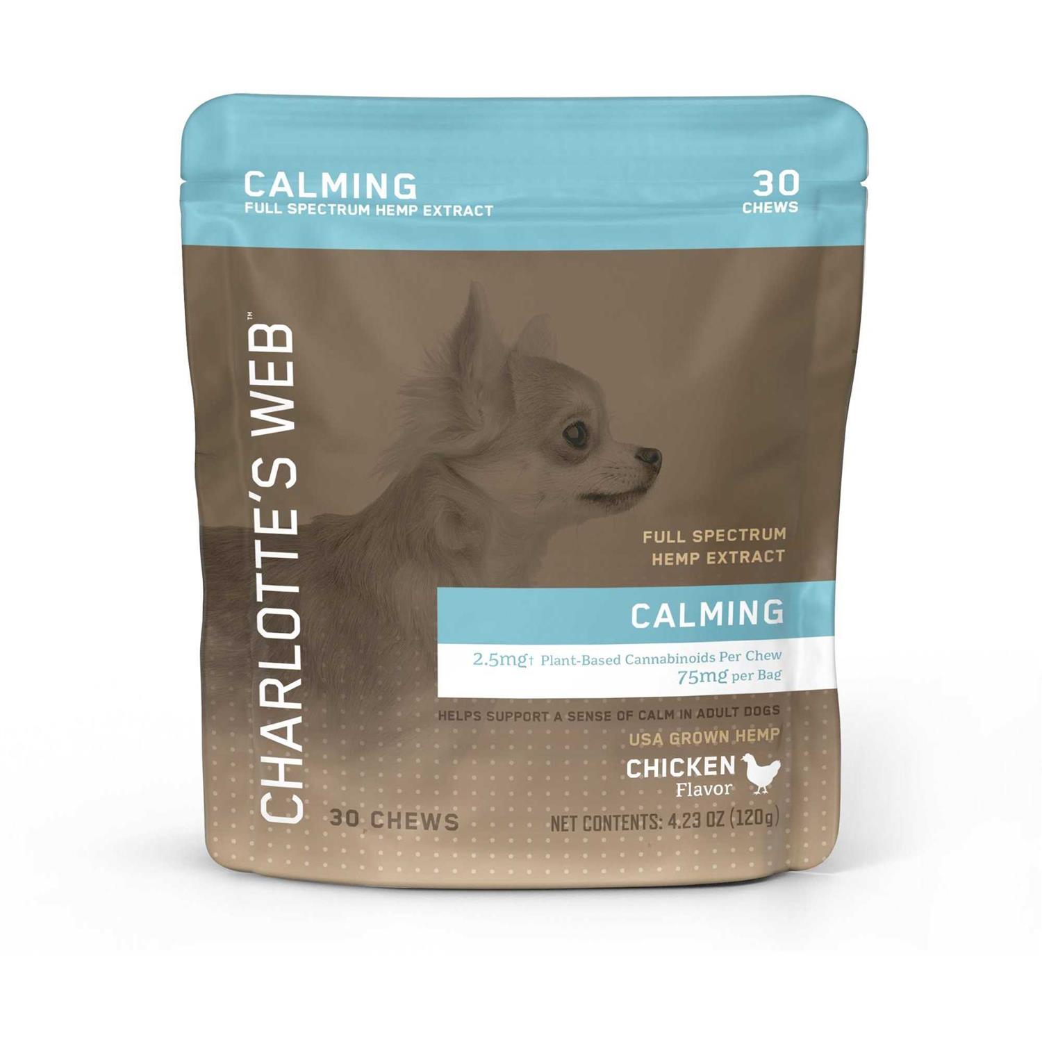 Charlotte’s Web Calming Chews for Dogs - Healthber