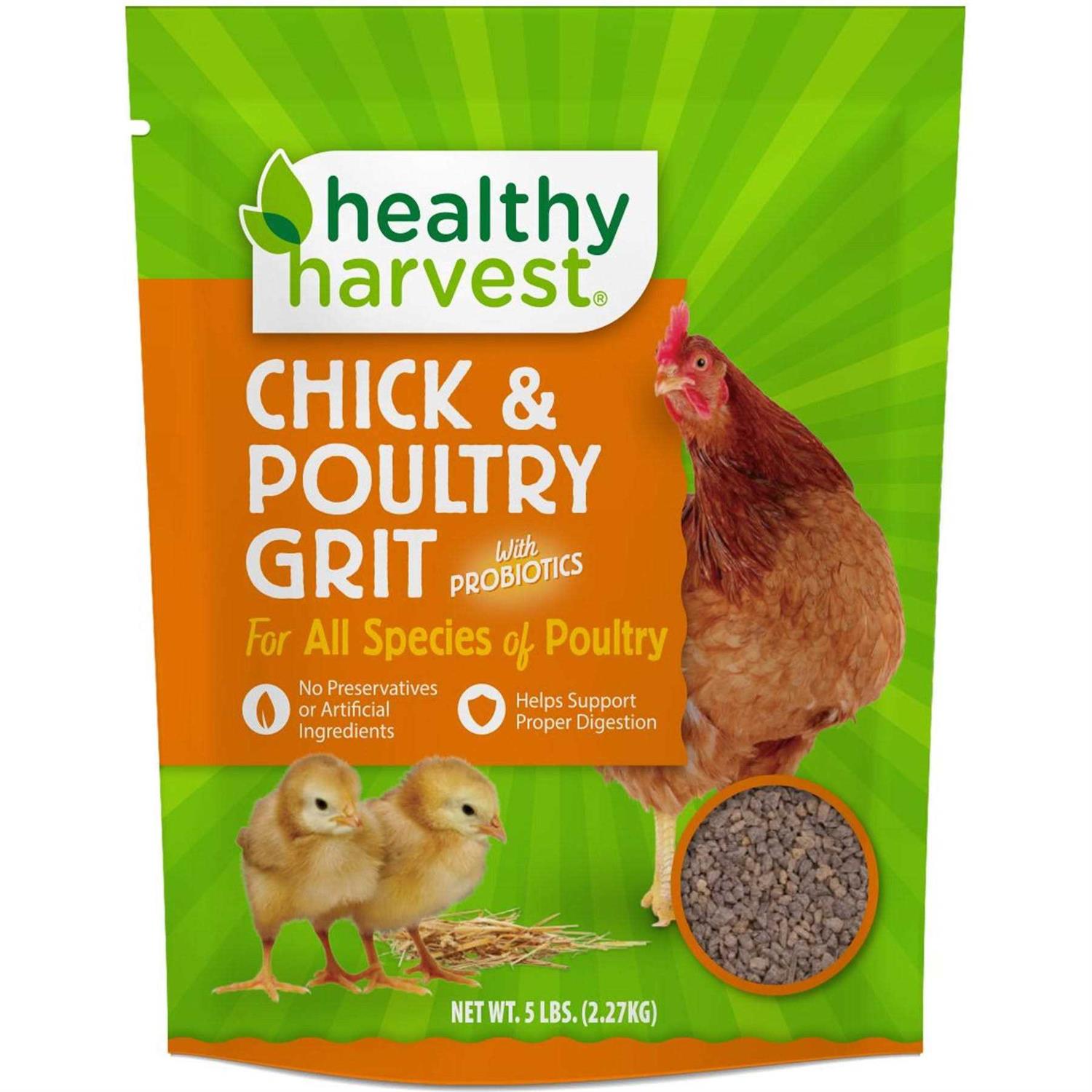 Healthy Harvest Chick & Poultry Grit - Healthber