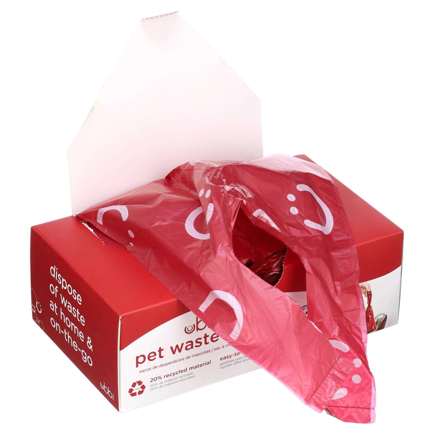Ubbi Pet Waste Sacks, Lavender Scented Cat Litter Disposal Bags, Leak Proof and Easy Tie - Healthber