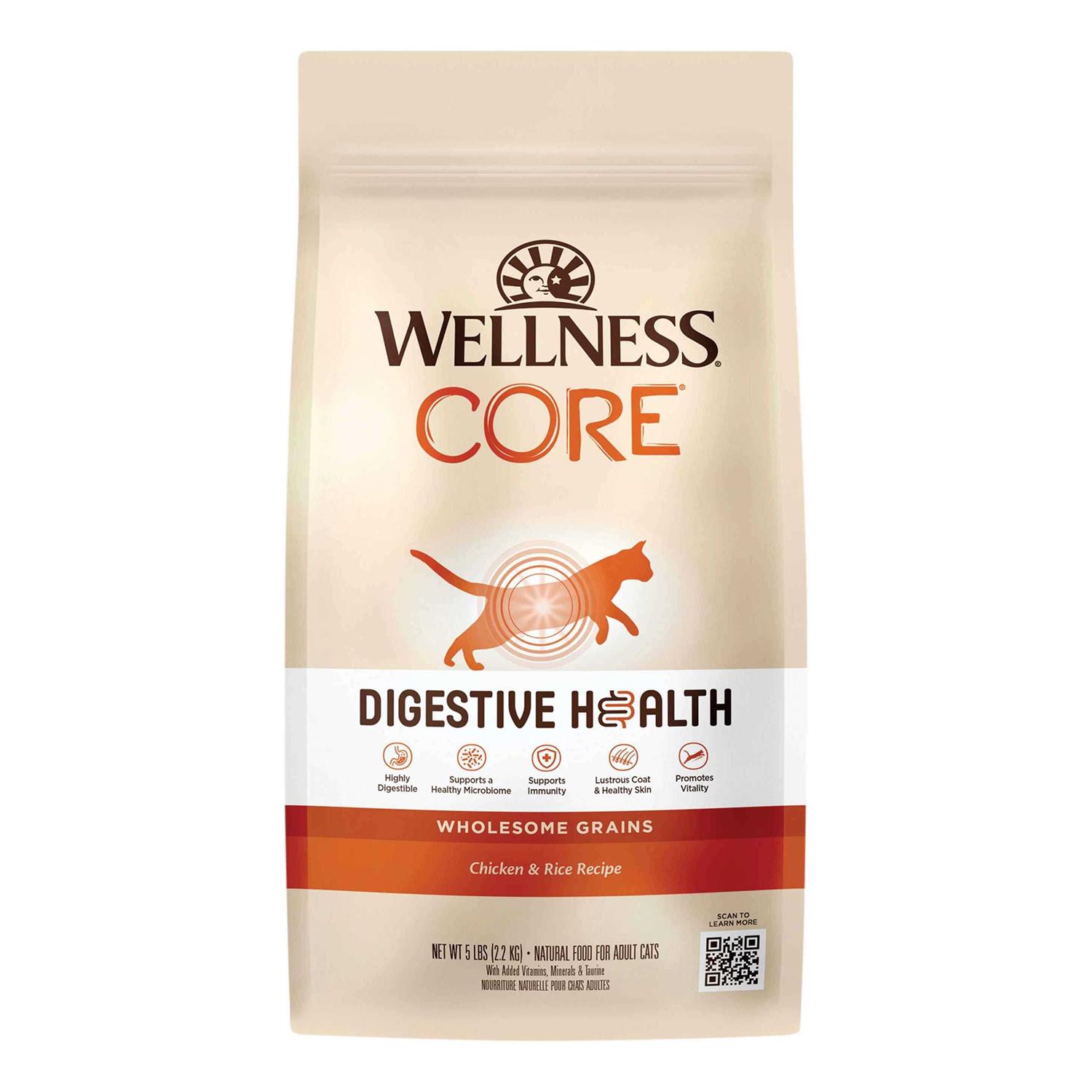 Wellness Core Digestive Health Chicken & Rice Dry Cat Food - Healthber