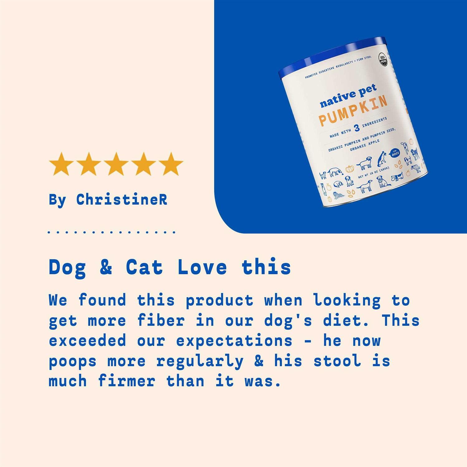 Native Pet Pumpkin Powder - Healthber