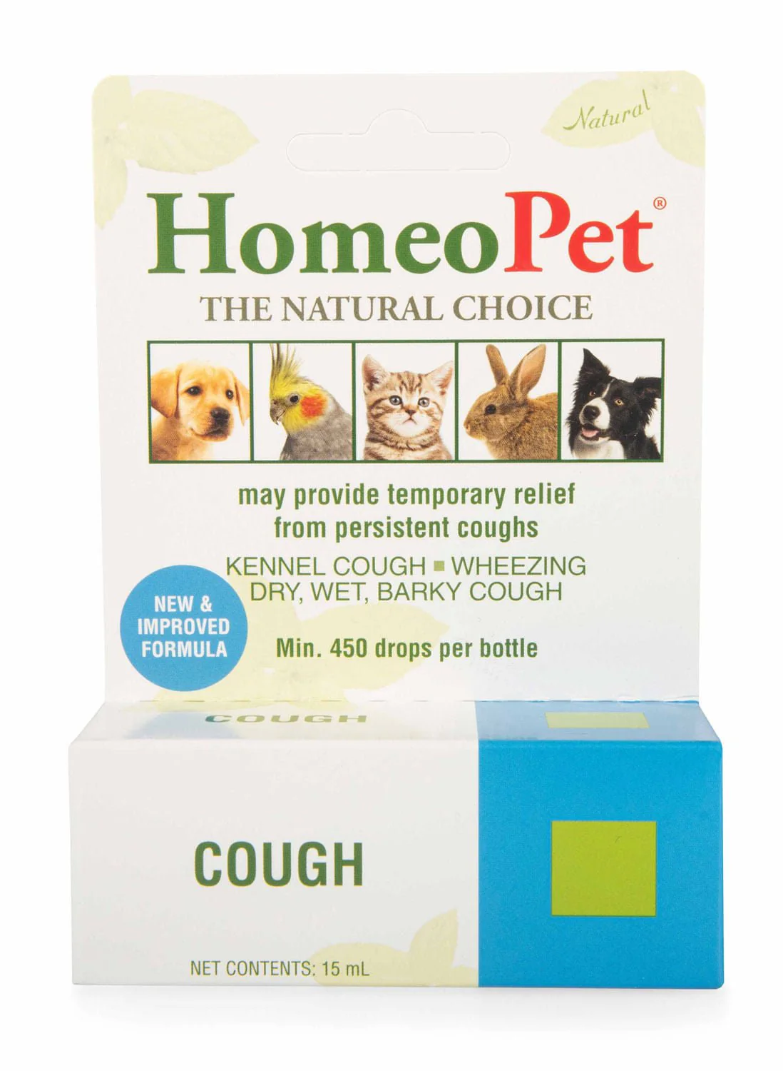 HomeoPet Cough Remedy for Pets, 15 mL - Healthber