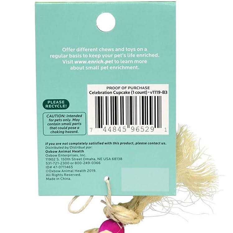 Oxbow Enriched Life Celebration Cupcake - Healthber