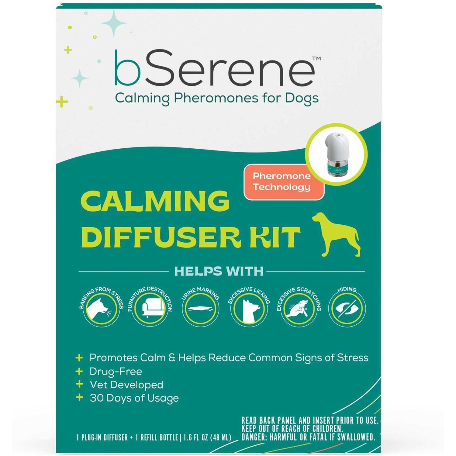 bSerene Calming Pheromone Diffuser Starter Kit for Dogs - Healthber
