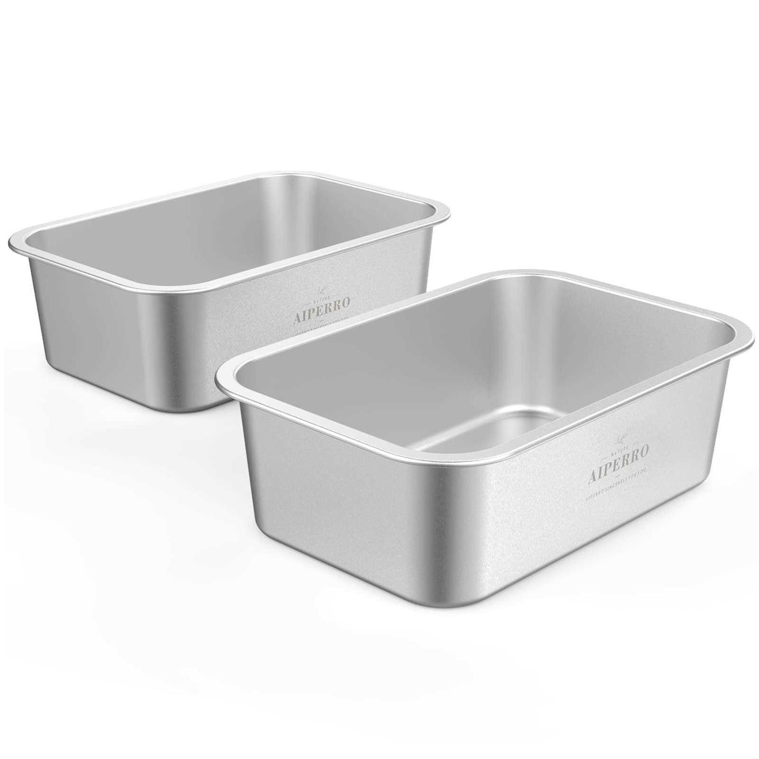 AIPERRO Stainless Steel Dog Bowls for Large Dogs - Healthber