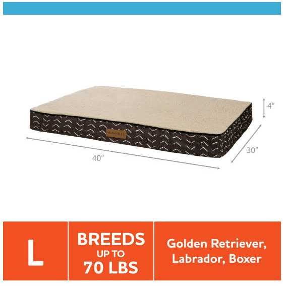 Vibrant Life Orthopedic Bed Mattress Edition Dog Bed - Healthber