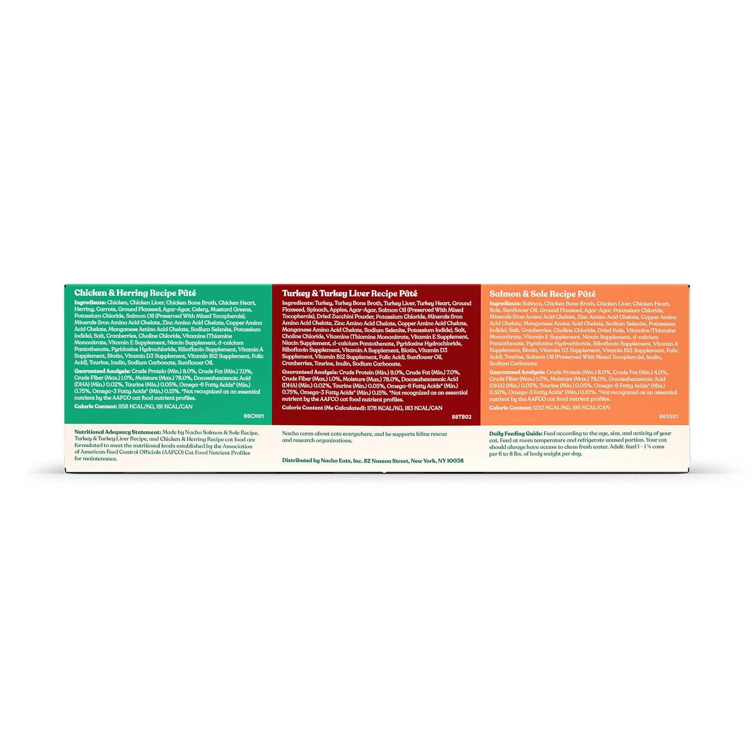 Made By Nacho Pate Wet Cat Food Variety Pack - Healthber