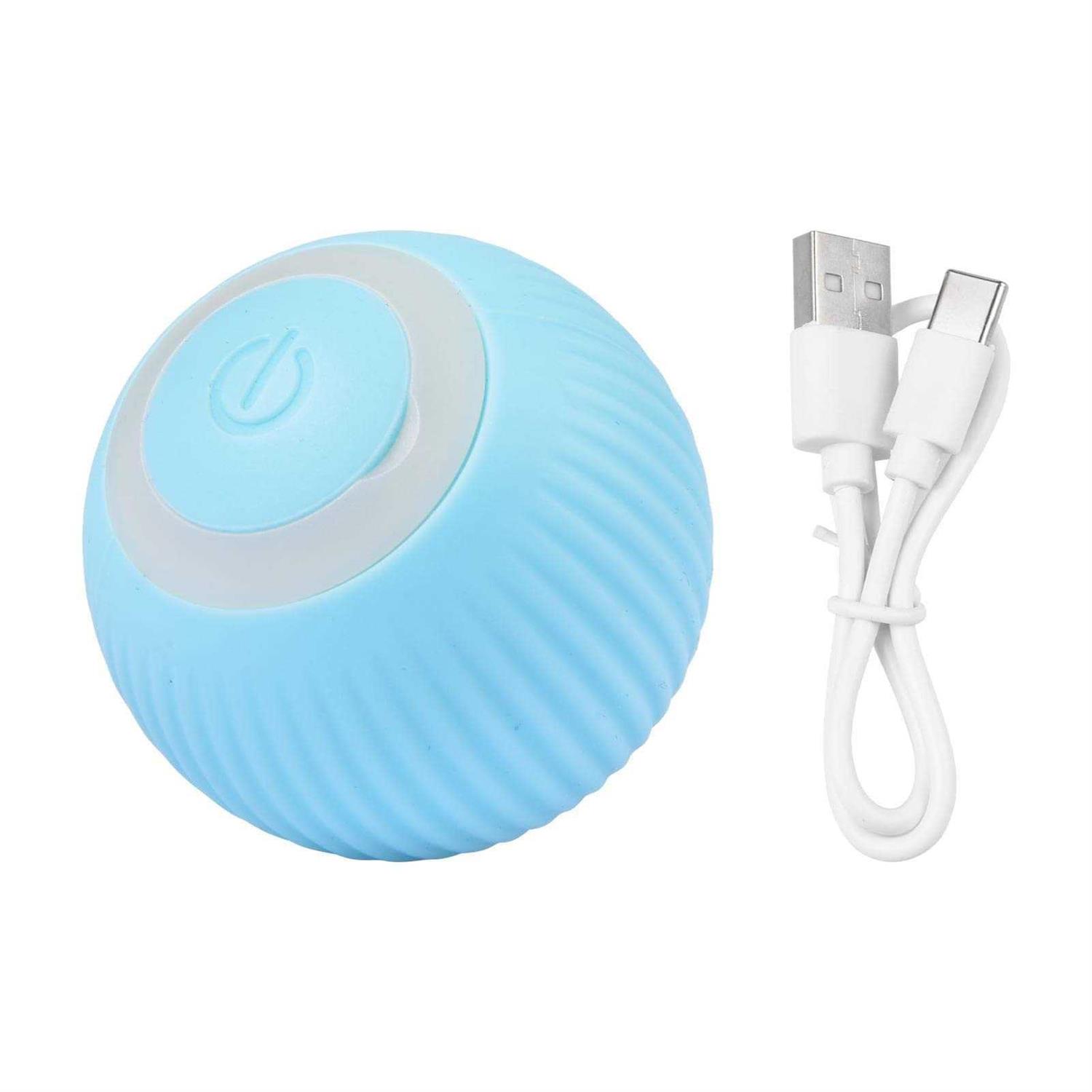 Interactive Pet Ball Peppy Pet Ball Cat Toys Automatic Rolling Ball Automatic Moving Bouncing Rotating Ball Pet Ball Toys for Pet Dog Cat - Healthber