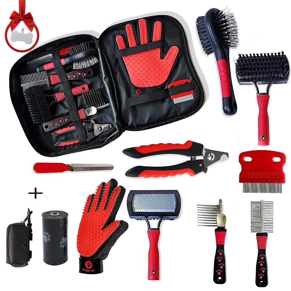 Dogg-oh! 10 in 1 Complete Professional Dog grooming Kit Dog grooming supplies - Healthber