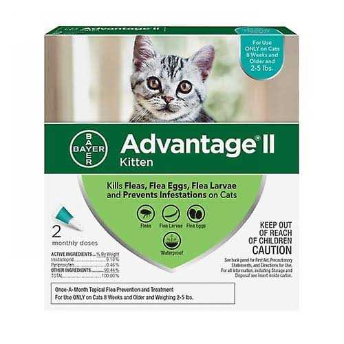 Advantage II Flea Treatment for Kittens - Healthber