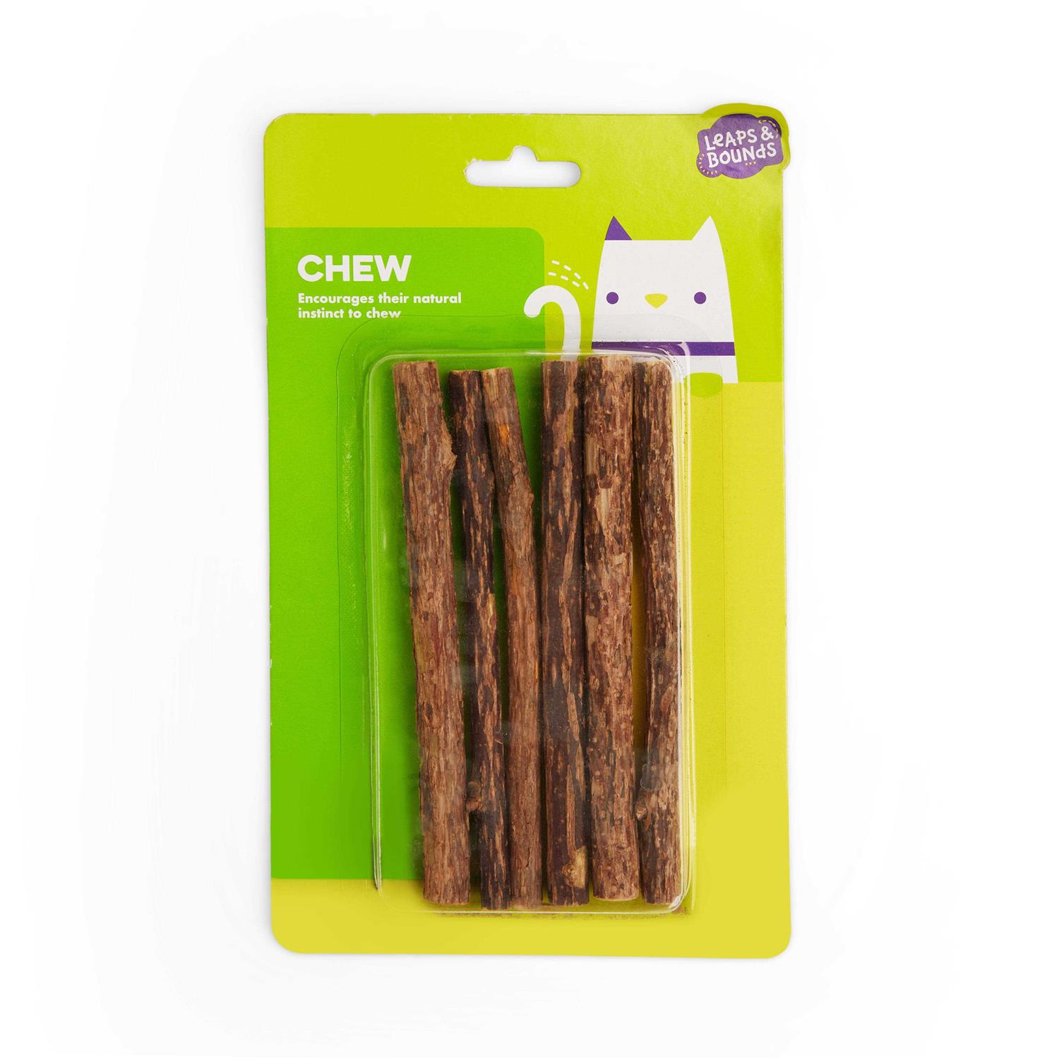 Leaps & Bounds Silvervine Sticks Cat Toy - Healthber