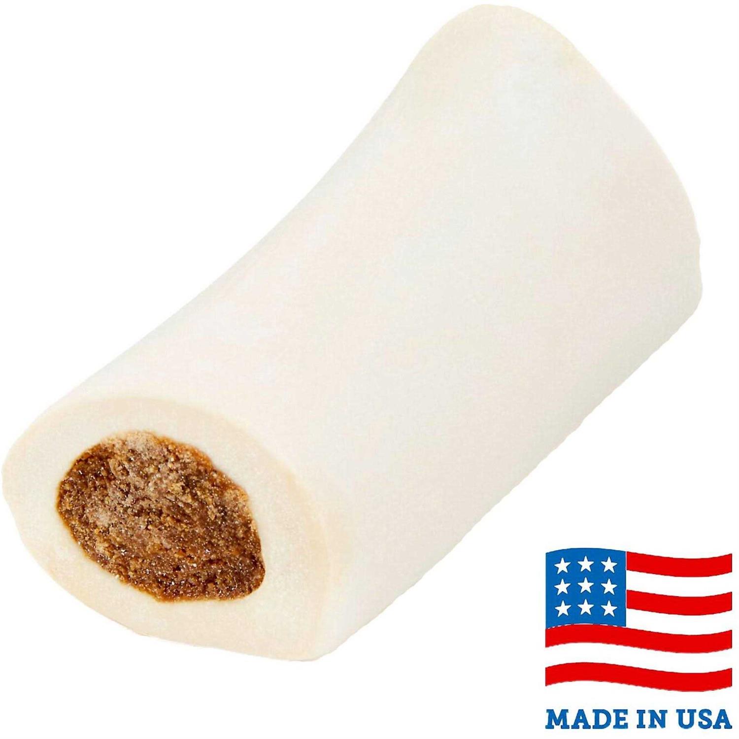 Bones & Chews Made in USA Peanut Butter Flavored Filled Bone Dog Treats - Healthber