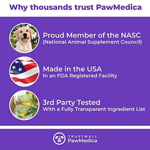 PawMedica Calming Chews for Dogs Dog Sleep Supplement Melatonin for Dog Anxiety - Healthber