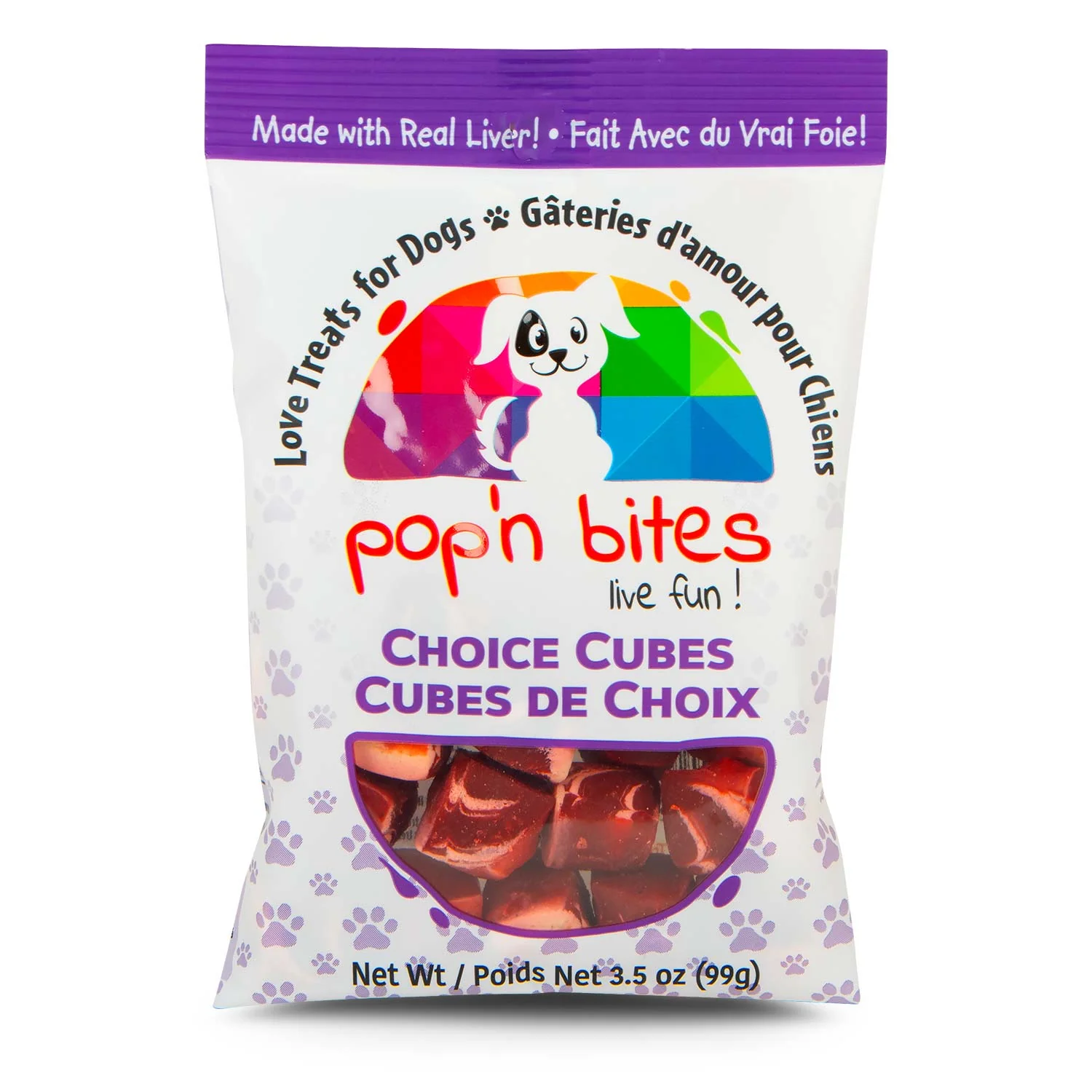 Pop'n Bites Choice Cubes 3.5oz - Healthber