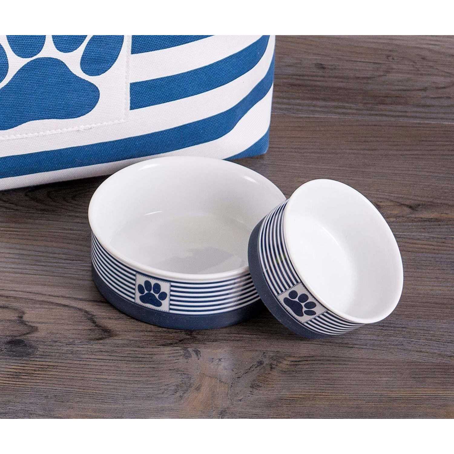 Bone Dry Paw Patch Pet Bowl - Healthber
