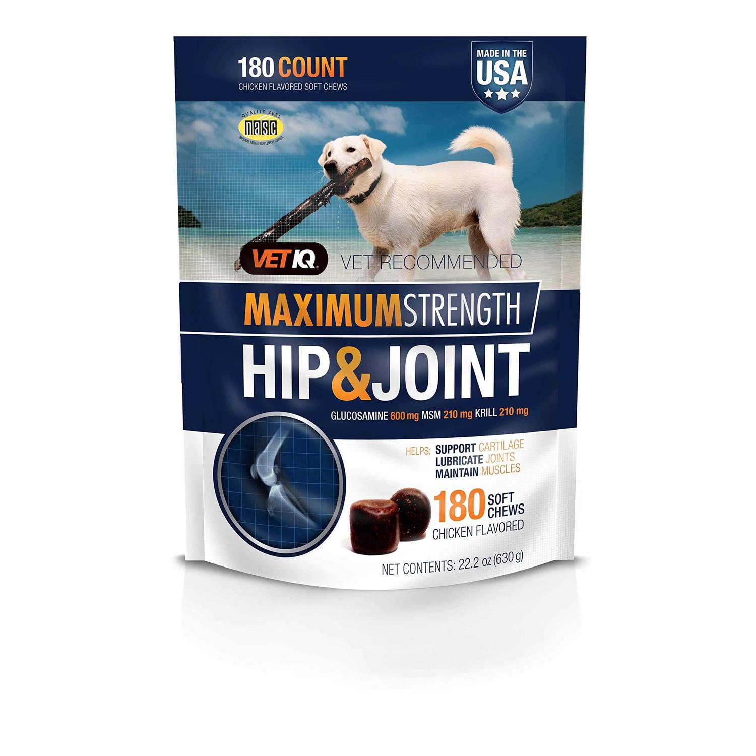VetIQ Hip & Joint Chews for Dogs - Healthber