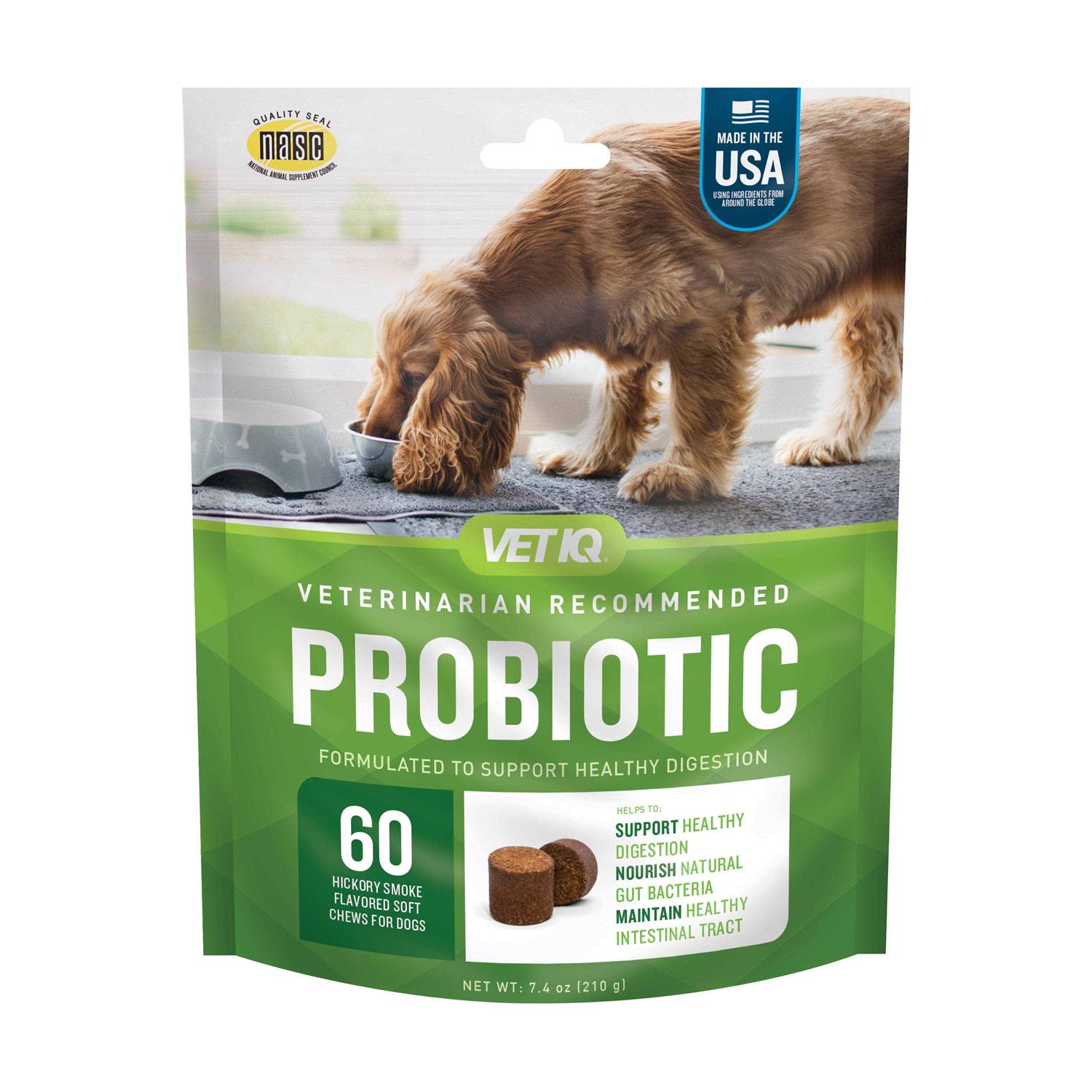 VetIQ Probiotic Soft Chew Supplement for Dogs - Healthber