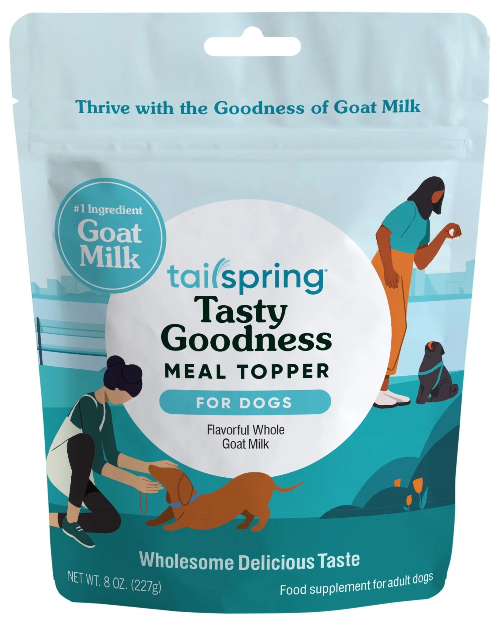 Dog Tasty Goodness Tailspring Meal Topper, 8 oz - Healthber