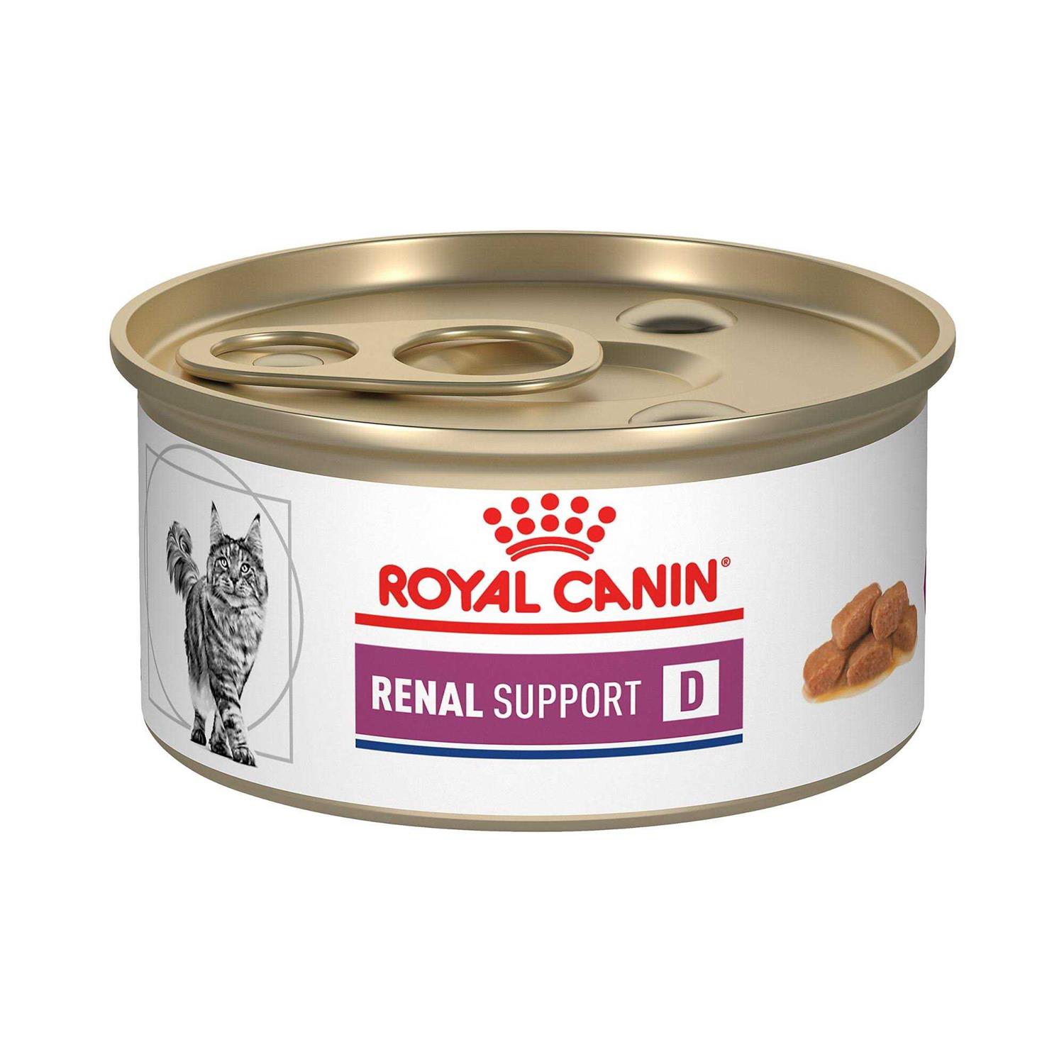 Royal Canin Veterinary Diet Feline Renal Support D Canned Food - Healthber