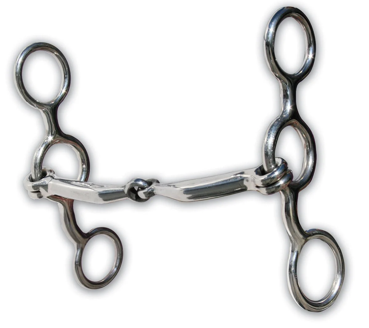 Equisential Performance Short Shank Bit, Smooth Snaffle - Healthber