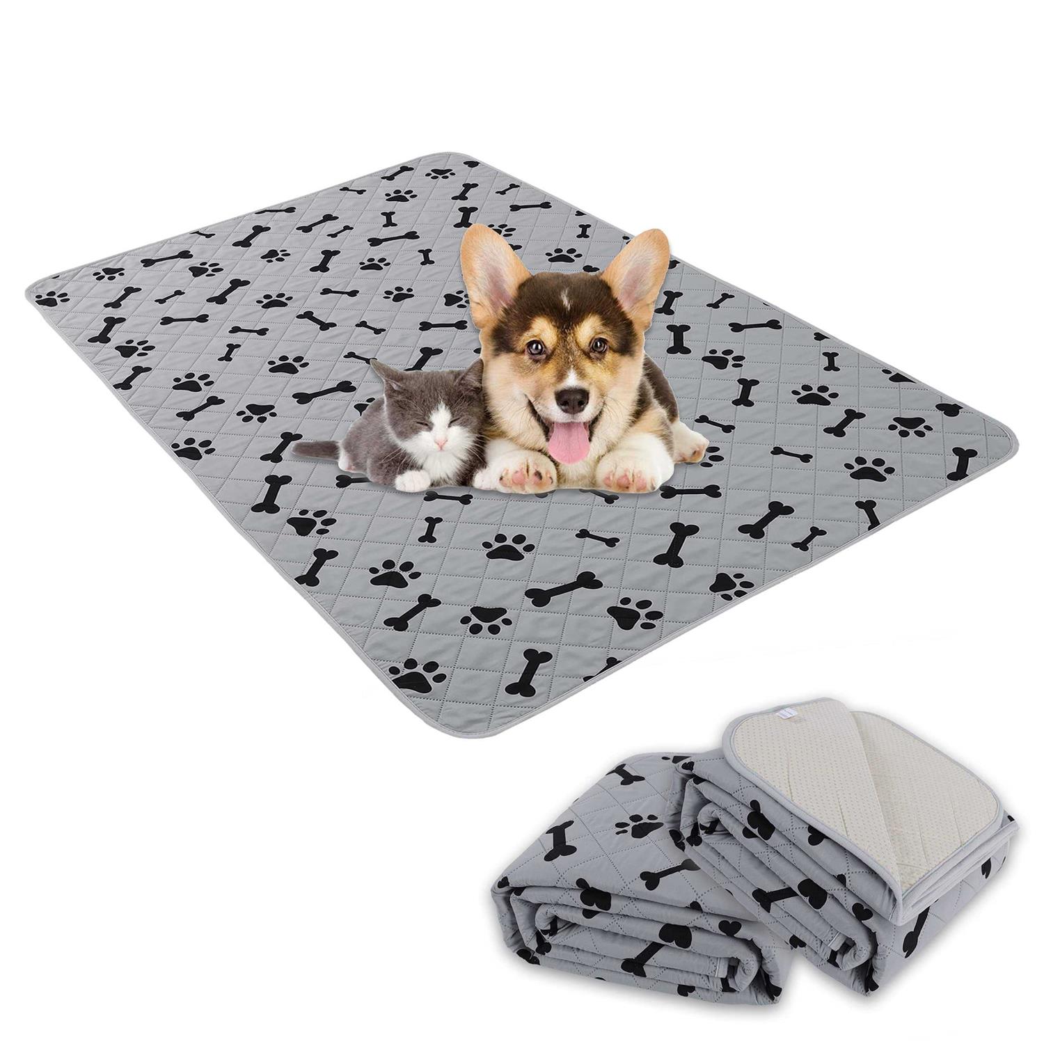 nanbowang Dog Crate Pee Pads Wahable Dog Rugs Non-Slip Puppy Pads for Small Dogs - Healthber