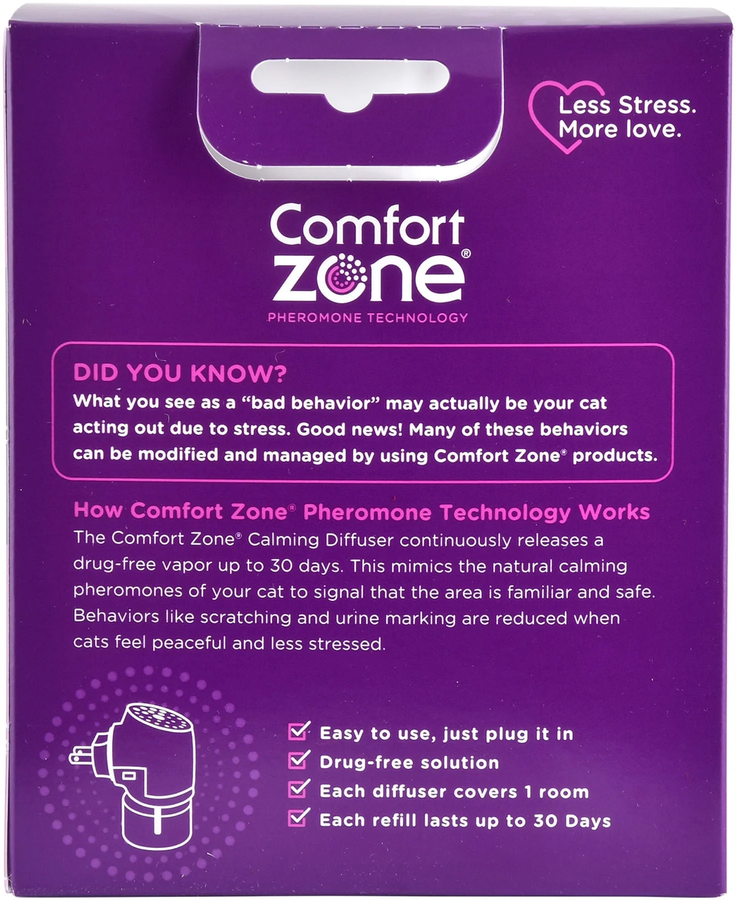 Comfort Zone Plug-In with Feliway - Healthber