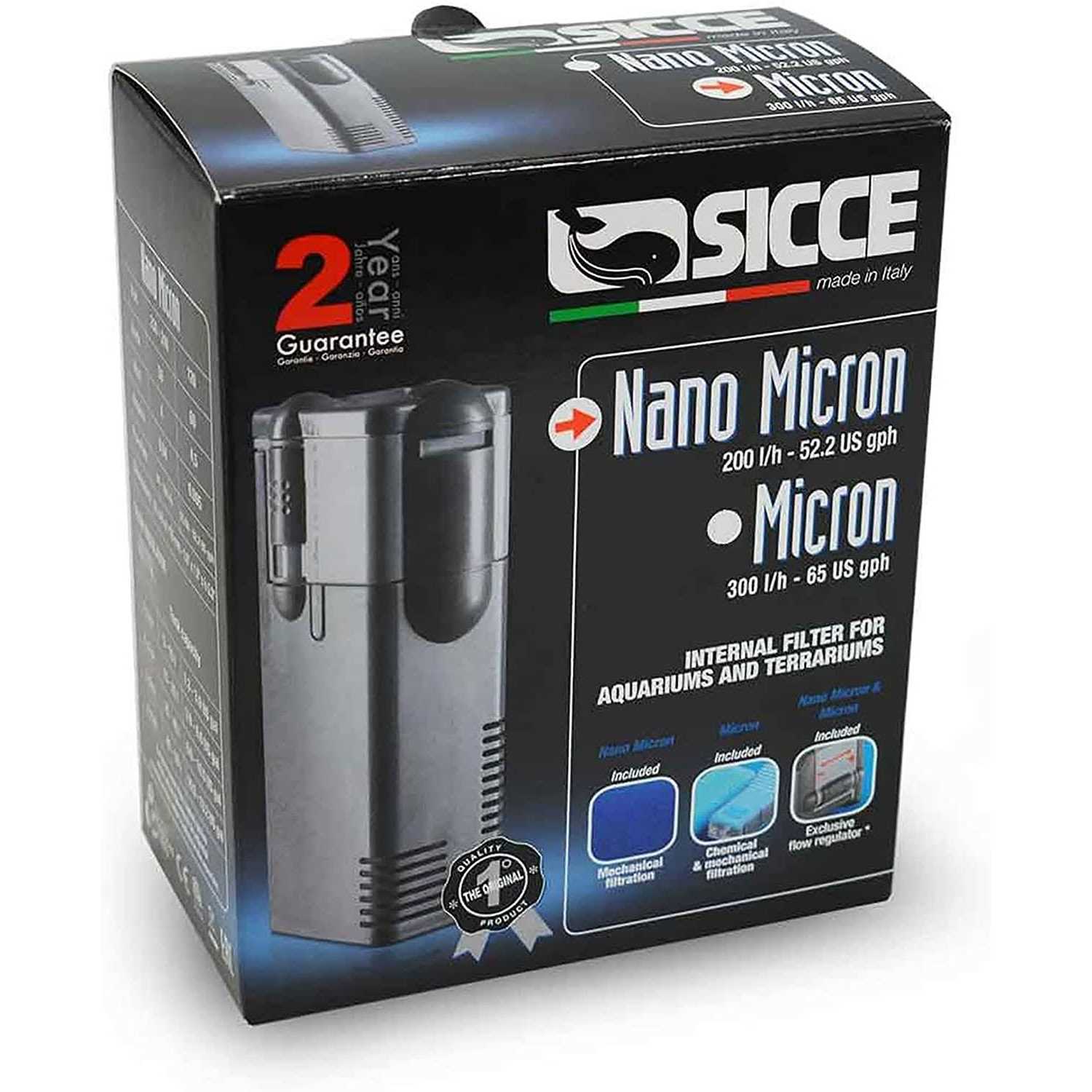 Sicce Nano Micron Internal Filter - Healthber