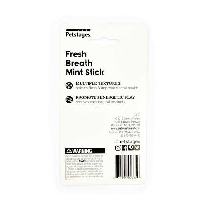 Petstages Fresh Breath Mint Stick Cat Toy - Healthber