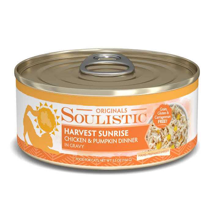 Soulistic Originals Harvest Sunrise Chicken & Pumpkin Dinner in Gravy Wet Cat Food - Healthber
