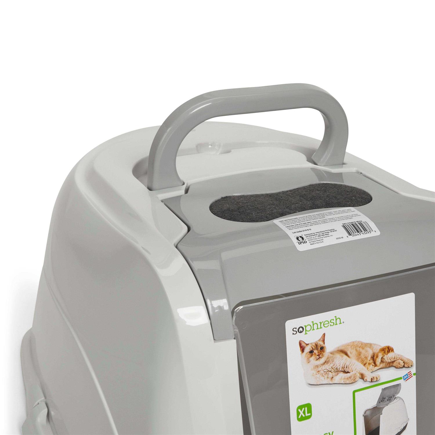 So Phresh Flip Top Cat Litter Box Hood - Healthber