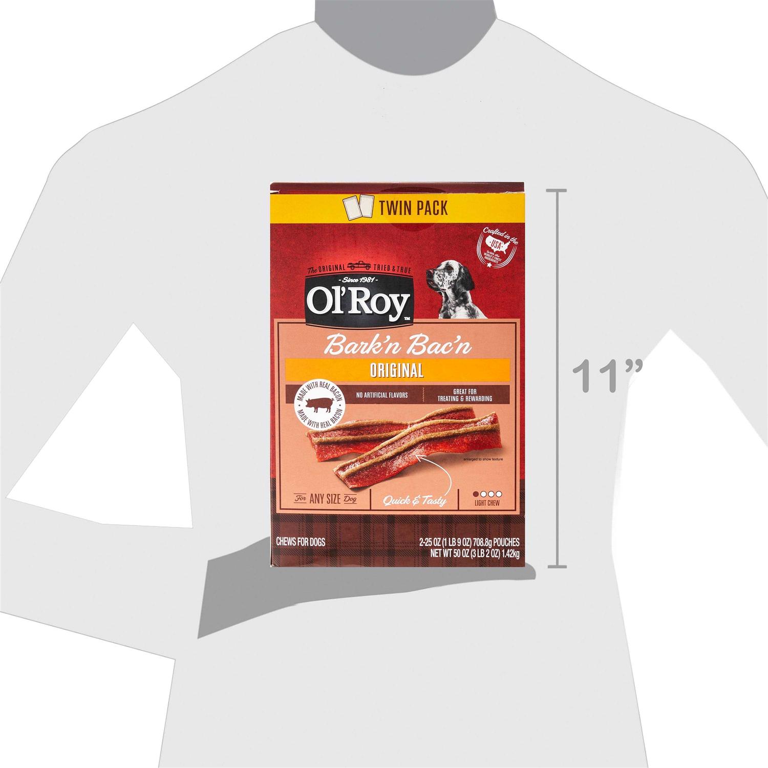 Ol’ Roy Bark’n Bac’n Dog Treats - Healthber