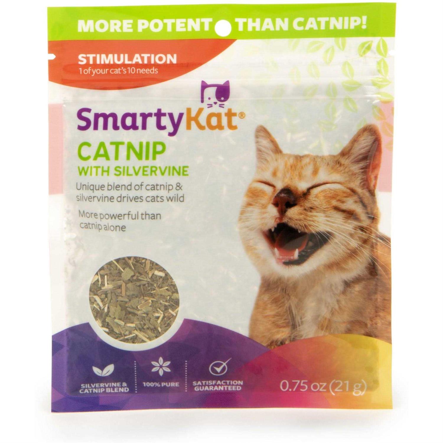 SmartyKat Catnip with Silvervine - Healthber