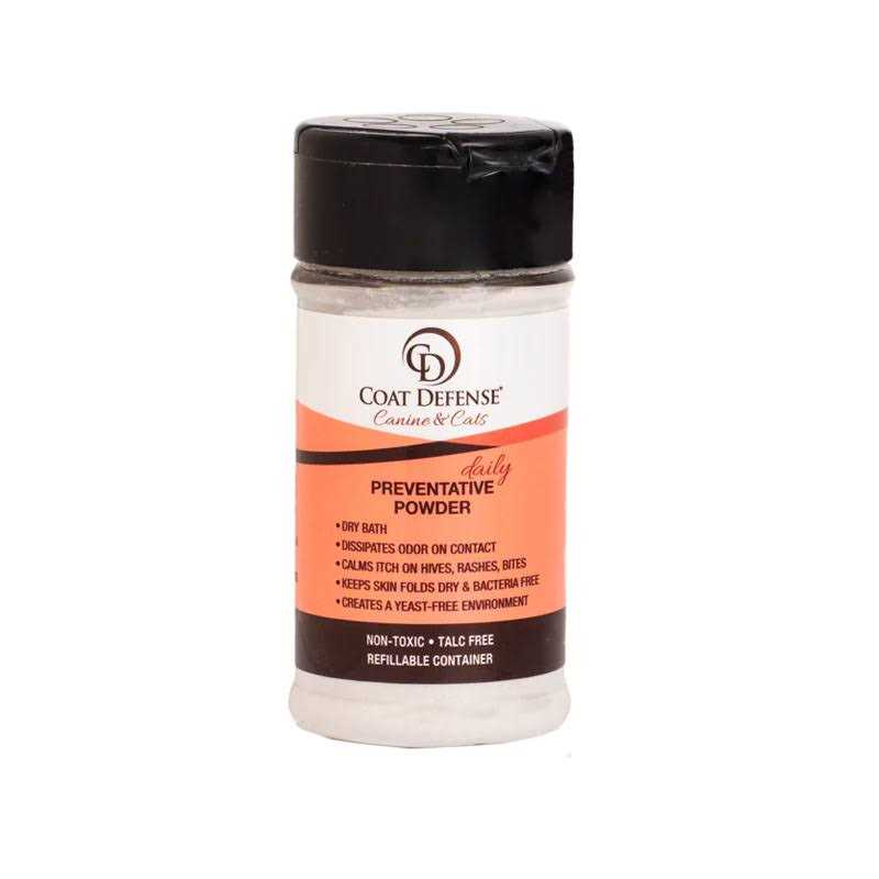 Coat Defense Canine & Cat Daily Preventative Powder - Healthber