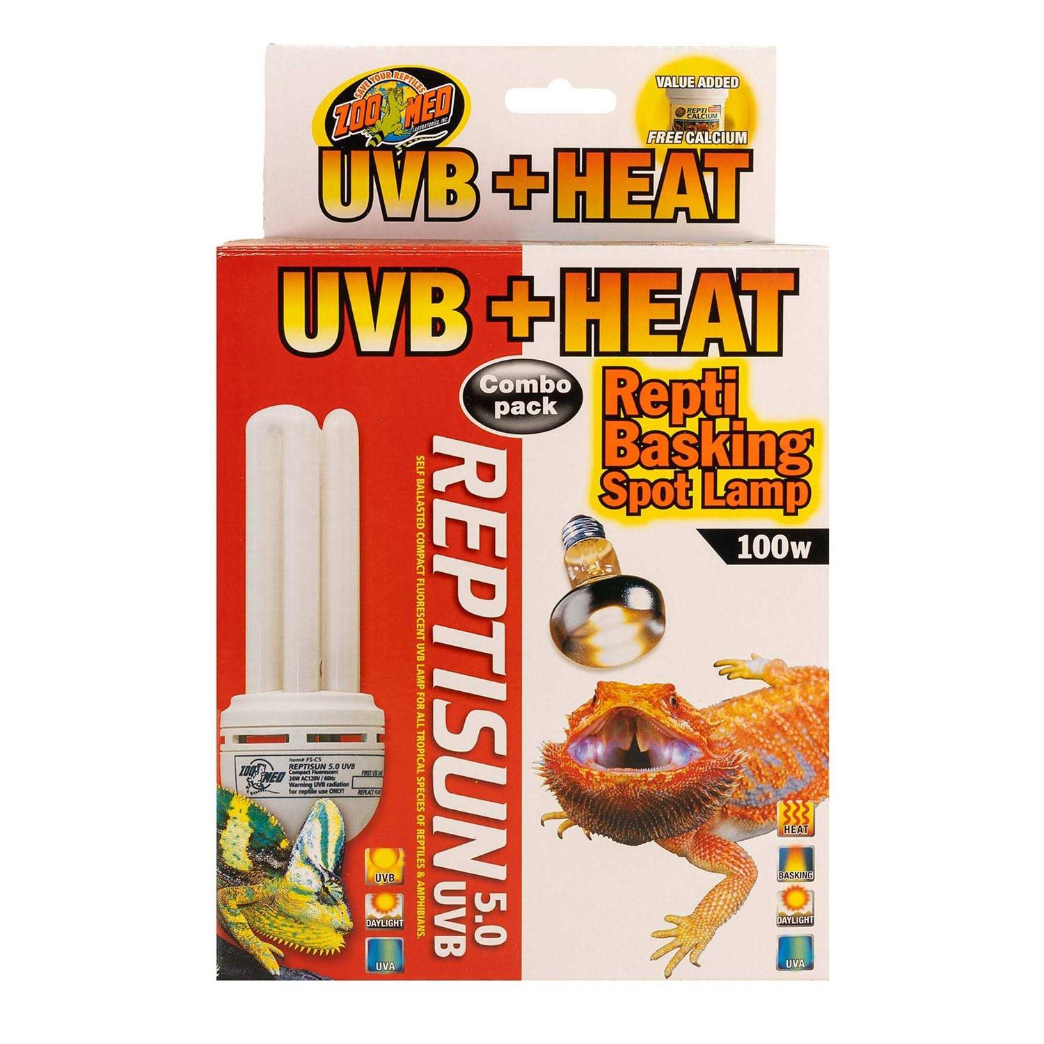 Zoo Med Heat UVB Combo Pack - Healthber