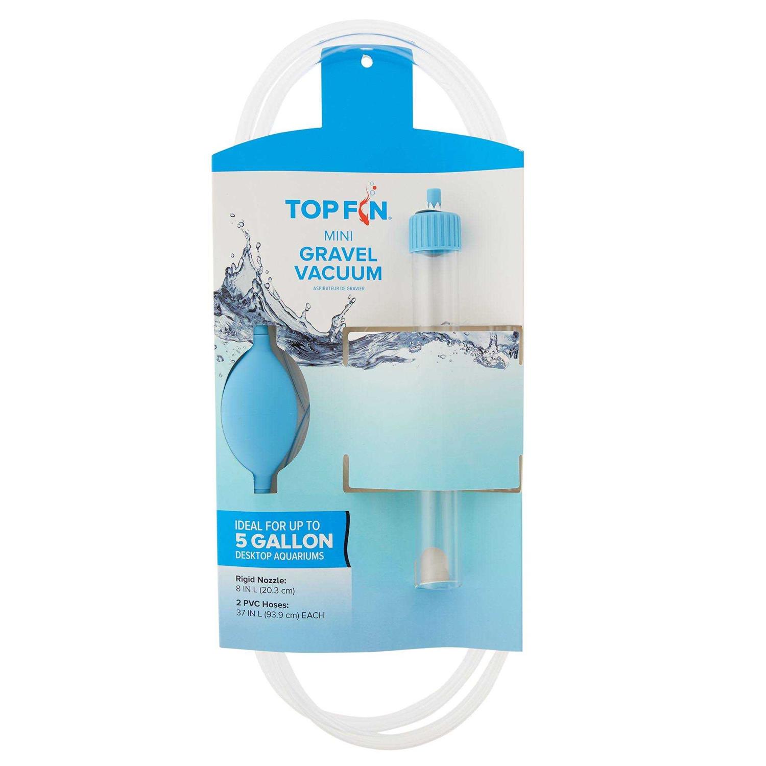 Top Fin Mini Aquarium Tank Gravel Vacuum - Healthber