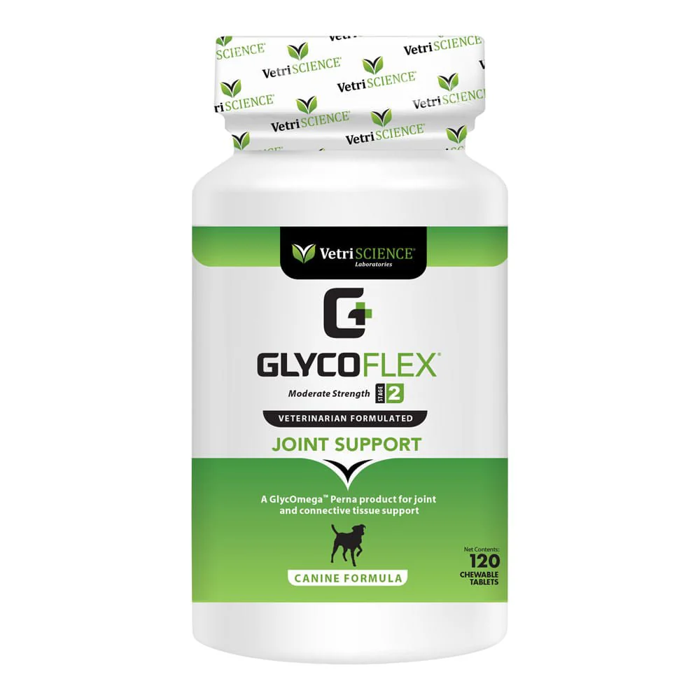 Glyco Flex 2 Joint Support for Dogs, 120 Chewable Tablets - Healthber