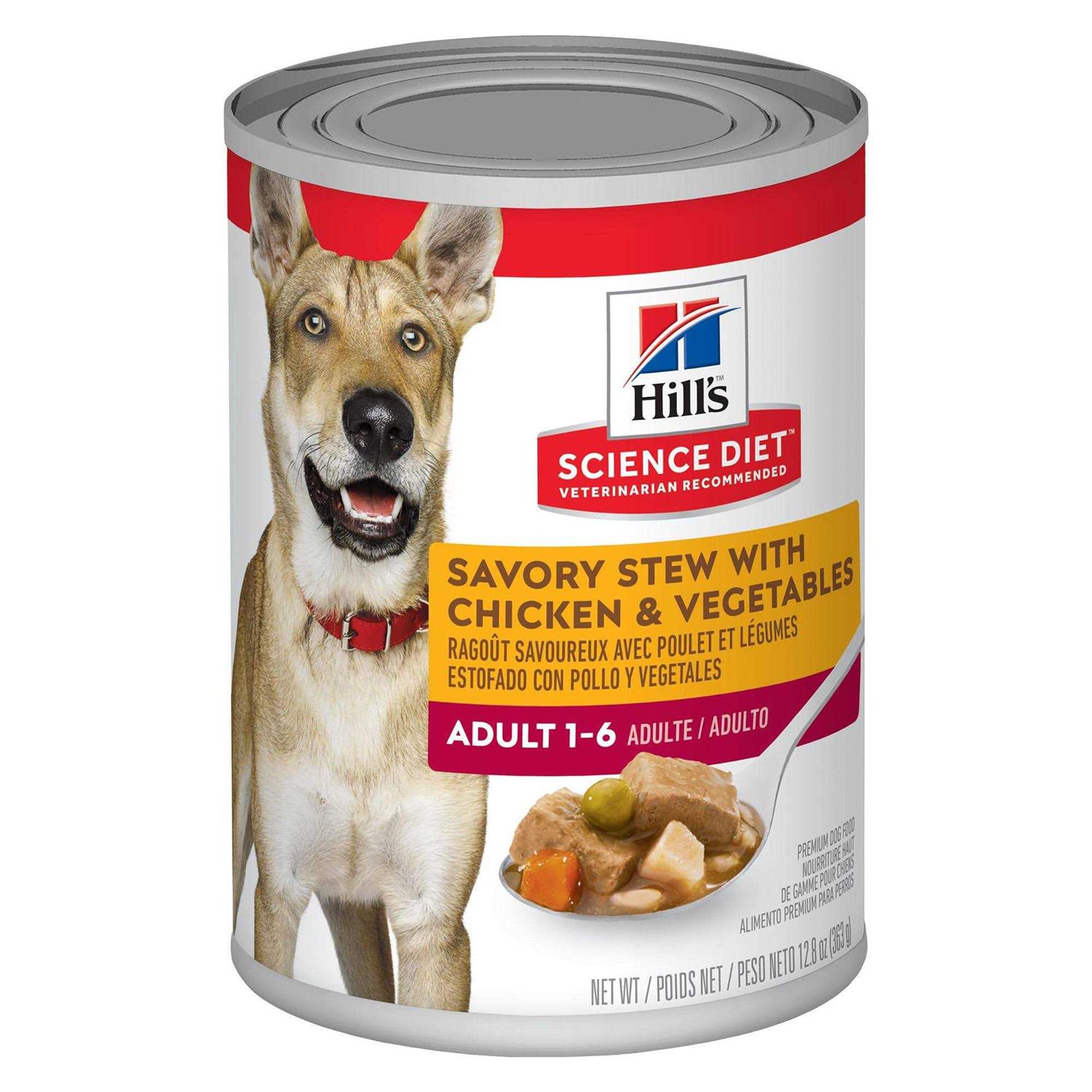 Hill’s Science Diet Adult Savory Stew with Chicken & Vegetables Dog Food - Healthber