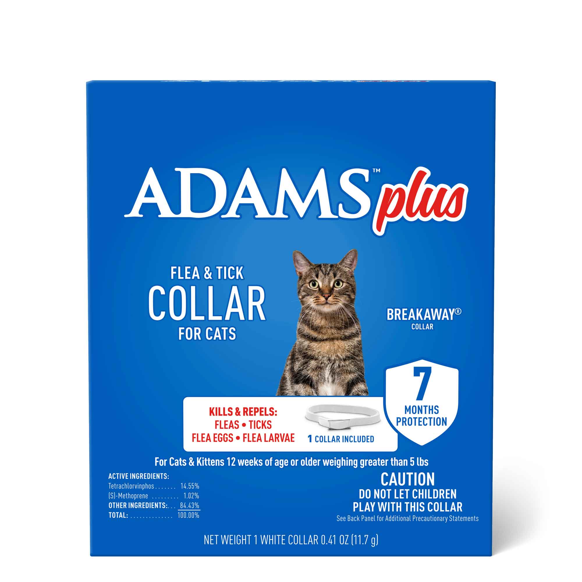 Adams Plus Cat Flea & Tick Collar - Healthber