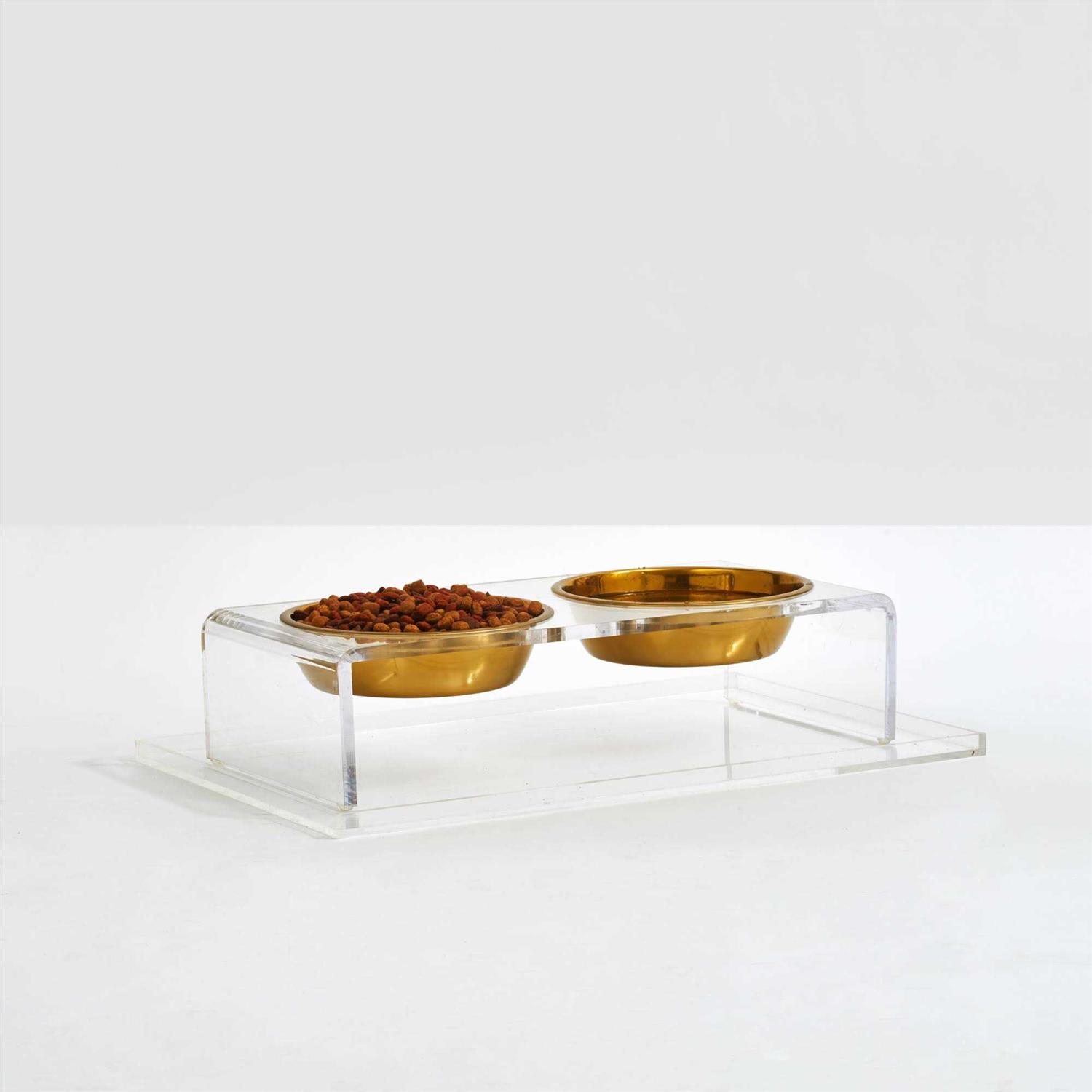 Hiddin Clear Overflow Feeder Tray - Healthber