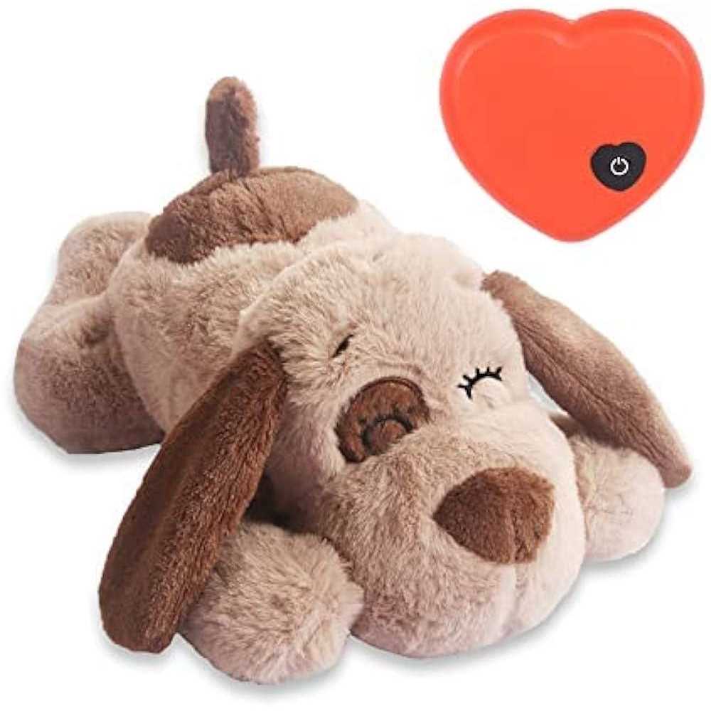 BEVERLYSHARK Beverly Shark Puppy Heartbeat Toy Dog Anxiety Relief Calming Aid Puppy Heartbeat Stuffed Animal Behavioral Training Sleep Aid Comfort - Healthber