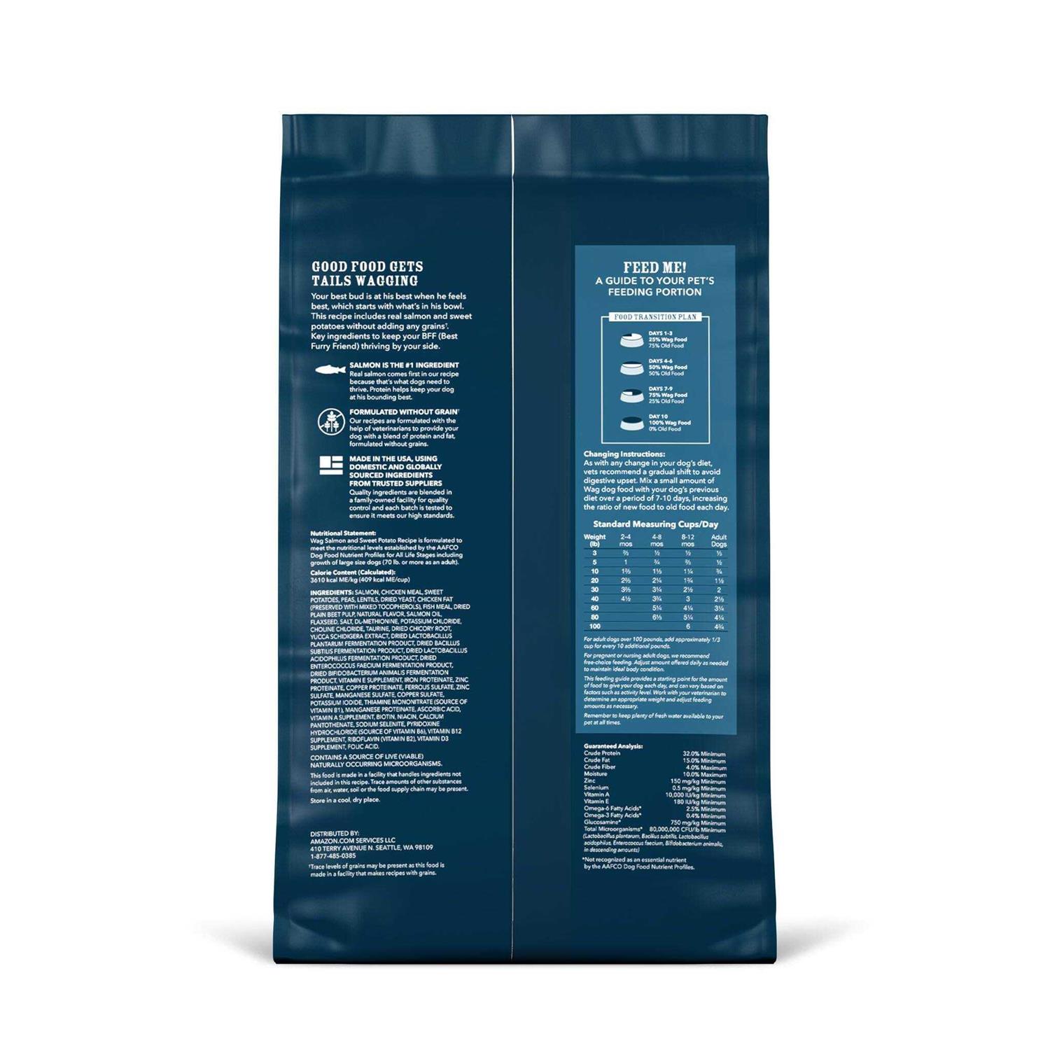 Amazon Brand Wag Dry Dog Food Sweet Potato - Healthber