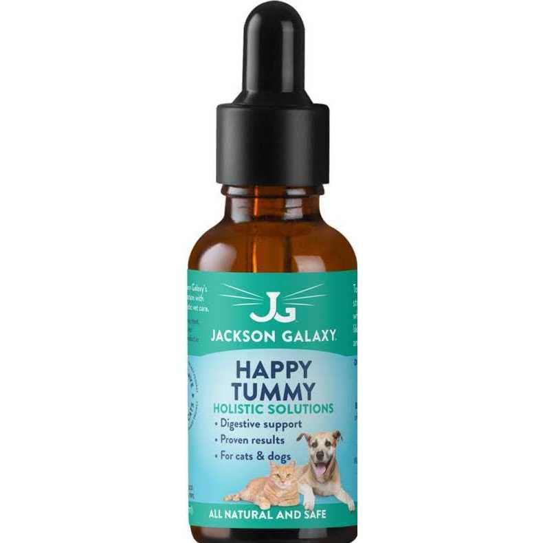 Jackson Galaxy Happy Tummy Pet Solution -Help with Stress and Discharge Toxins - Healthber