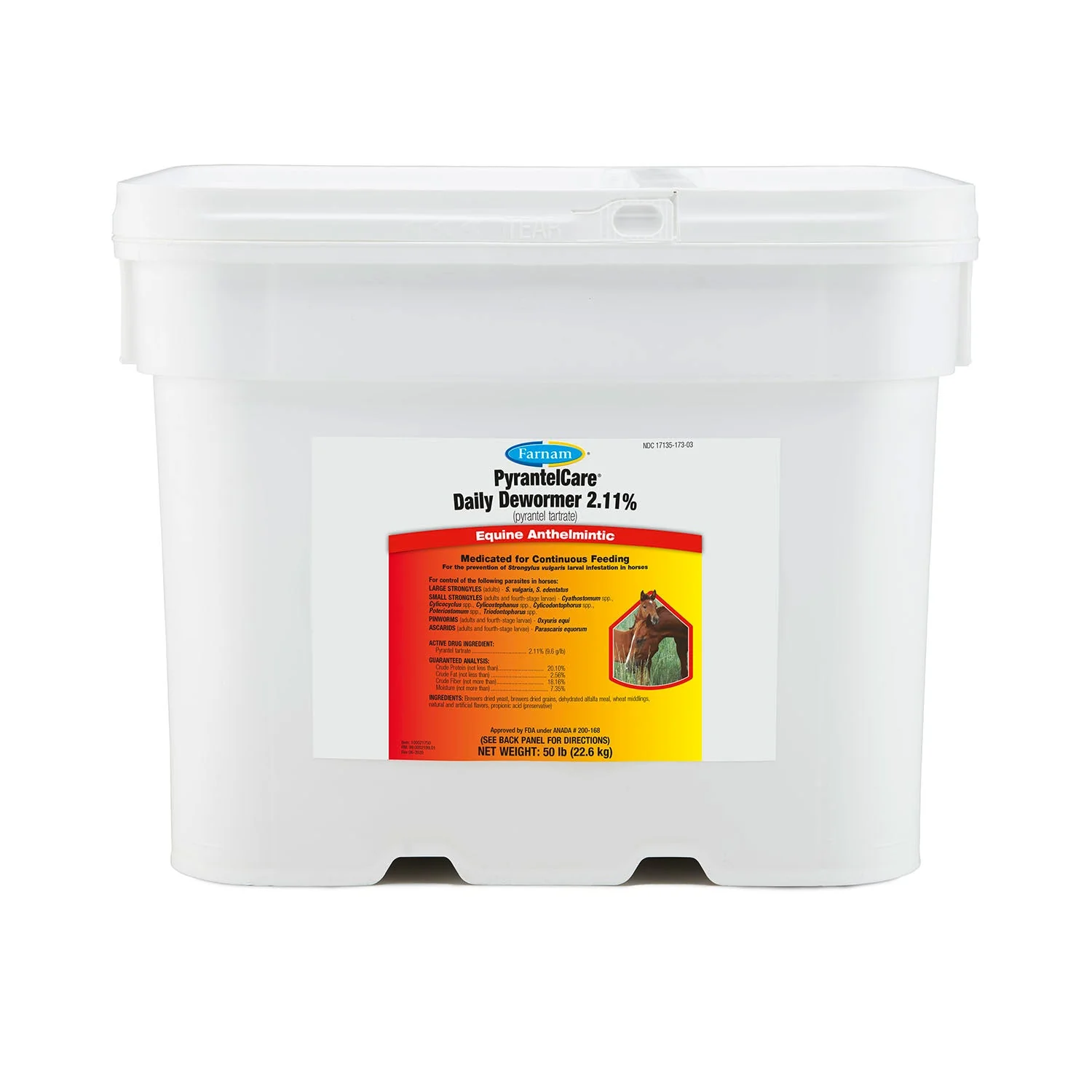 PyrantelCare Daily Dewormer 2.11%, 50 lb - Healthber
