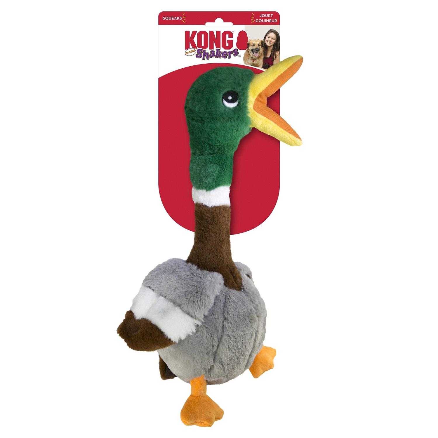 KONG Shakers Honkers Duck Toy - Healthber