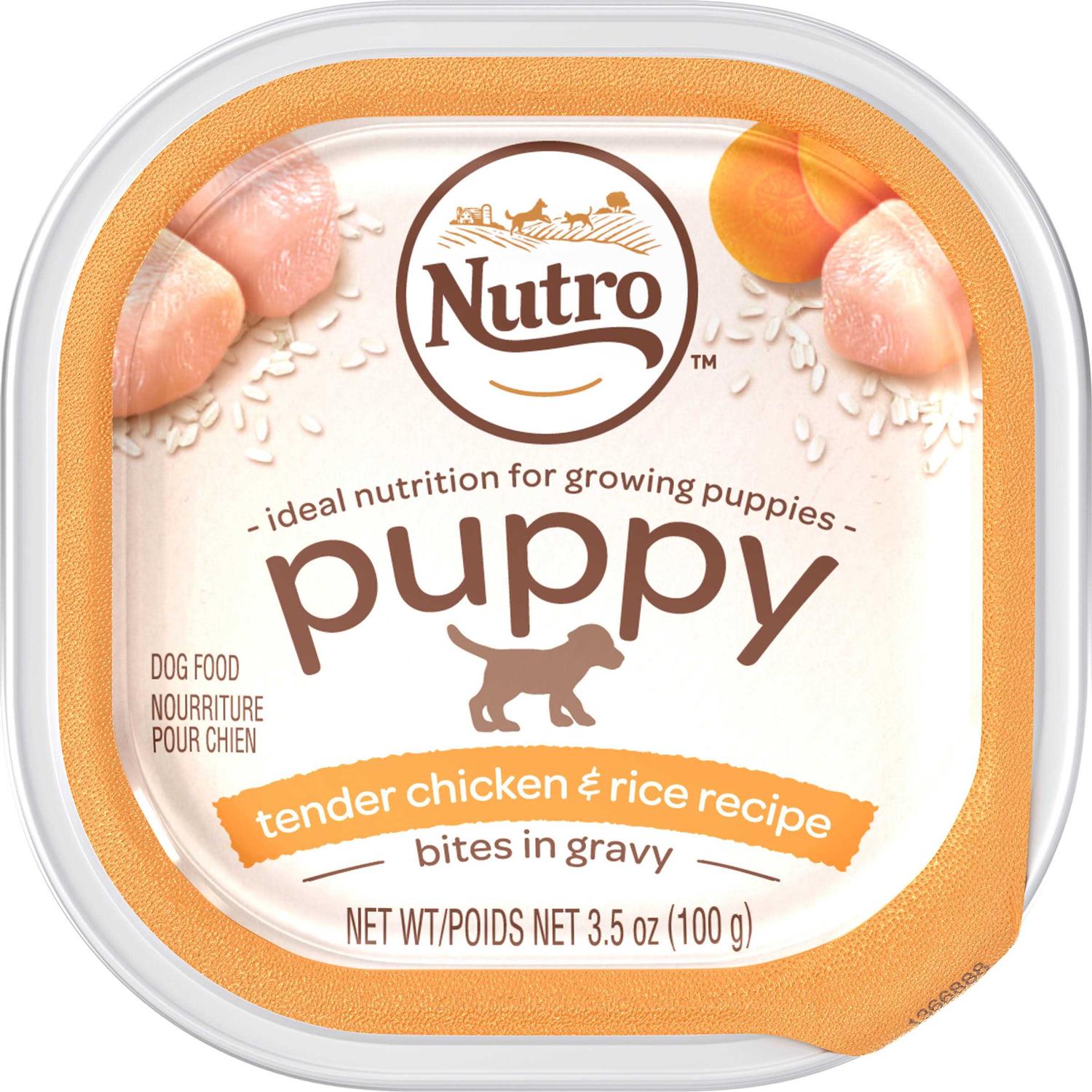 Nutro Grain Free Bites in Gravy Puppy Wet Dog Food Tender Chicken - Healthber