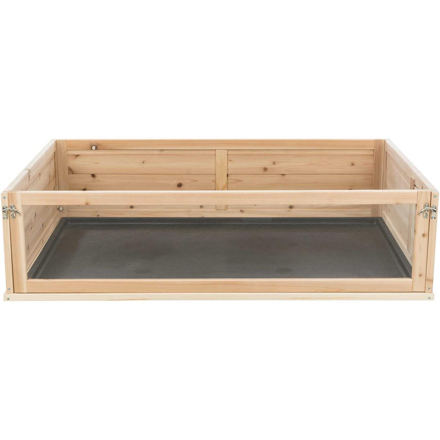 TRIXIE Small Animal Indoor Wooden Run with a View - Healthber