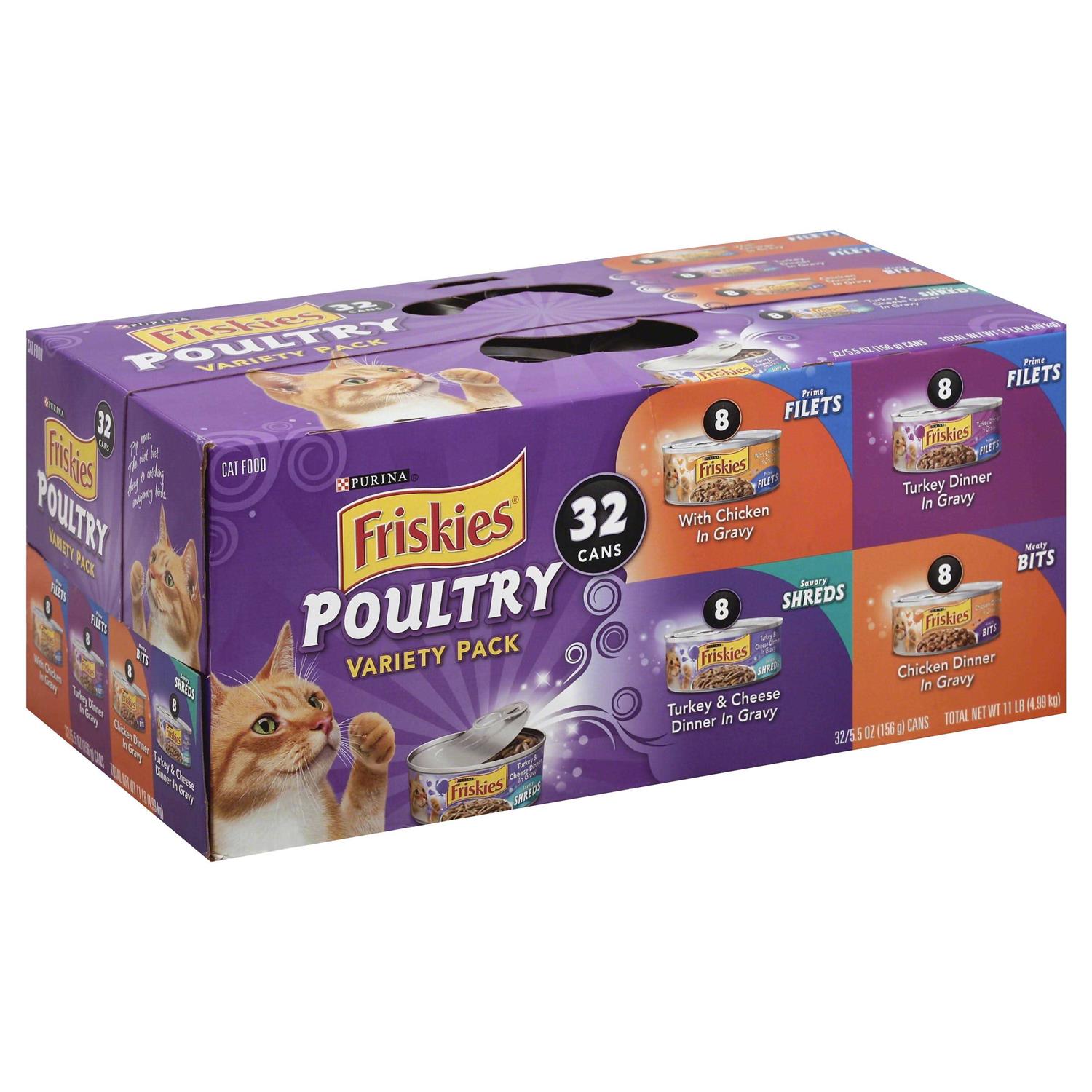 Purina Friskies Poultry Cat Food Variety Pack - Healthber